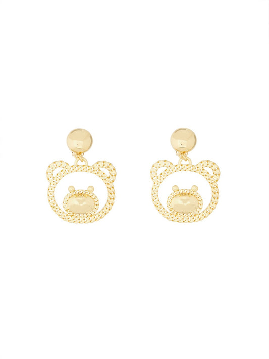 MOSCHINO "TEDDY CHAIN" EARRINGS 915884020606