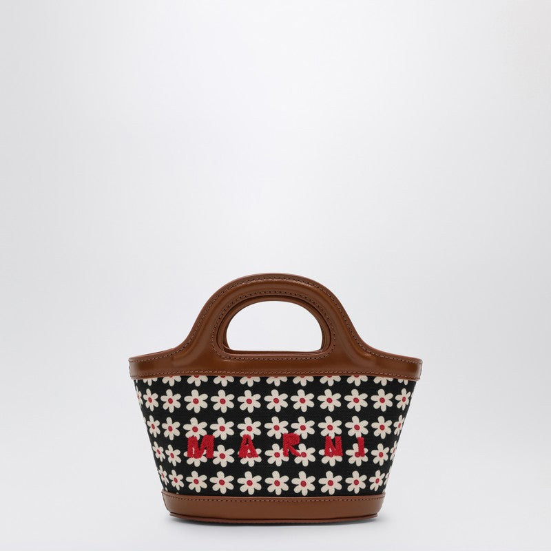 Marni Black micro Tropicalia bag with daisy print BMMP0096U6P7944P_MARNI-ZO823