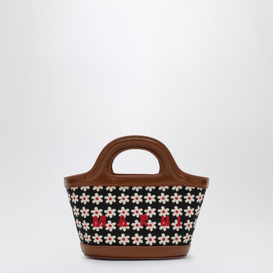 Marni Black micro Tropicalia bag with daisy print BMMP0096U6P7944P_MARNI-ZO823