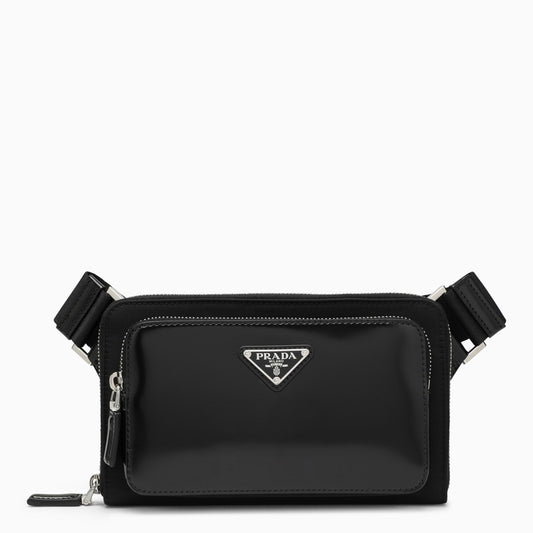 Prada Black leather shoulder bag 2VH156OMT789O_PRADA-F0002