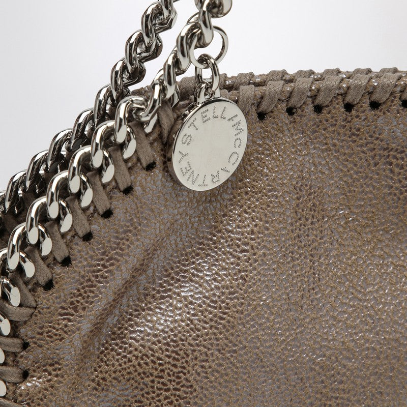 Stella McCartney Falabella micro shiny beige bag 391698WP0301P_STELL-6500