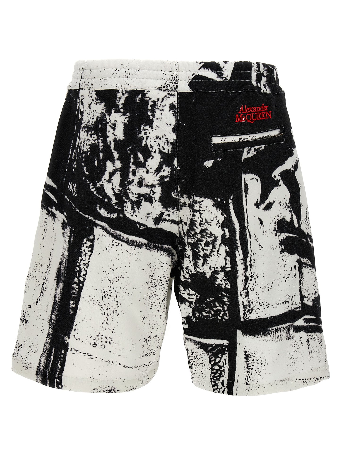 Alexander McQUEEN ALL OVER PRINT BERMUDA SHORTS 781888QXAAW9080