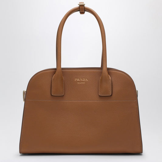 Prada Medium caramel leather shopping bag 1BG538OOO2CYSP_PRADA-F03BH