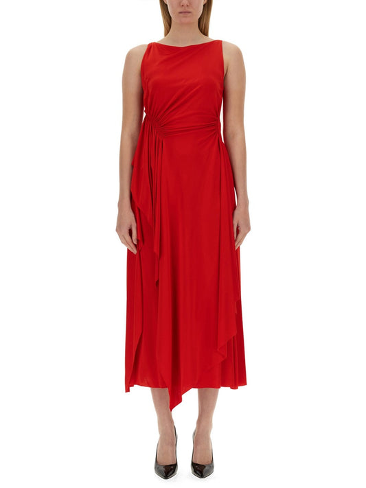 LANVIN DRESS WITH DRAPE RW-DR00374893-E24340