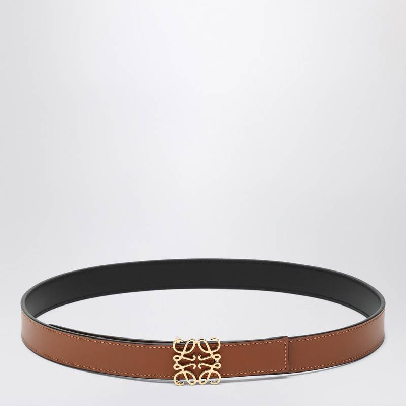 LOEWE Brown leather Anagram belt E821Z26X03LEQ_LOEW-2544