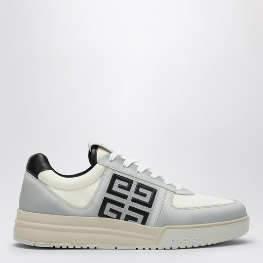 GIVENCHY White/black G4 sneaker in dégradé leather and canvas BH007WH1QQP_GIV-116