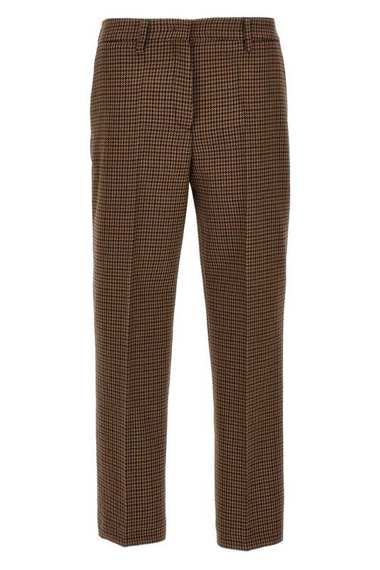 Prada HOUNDSTOOTH PANTS P229HG13GOF0005