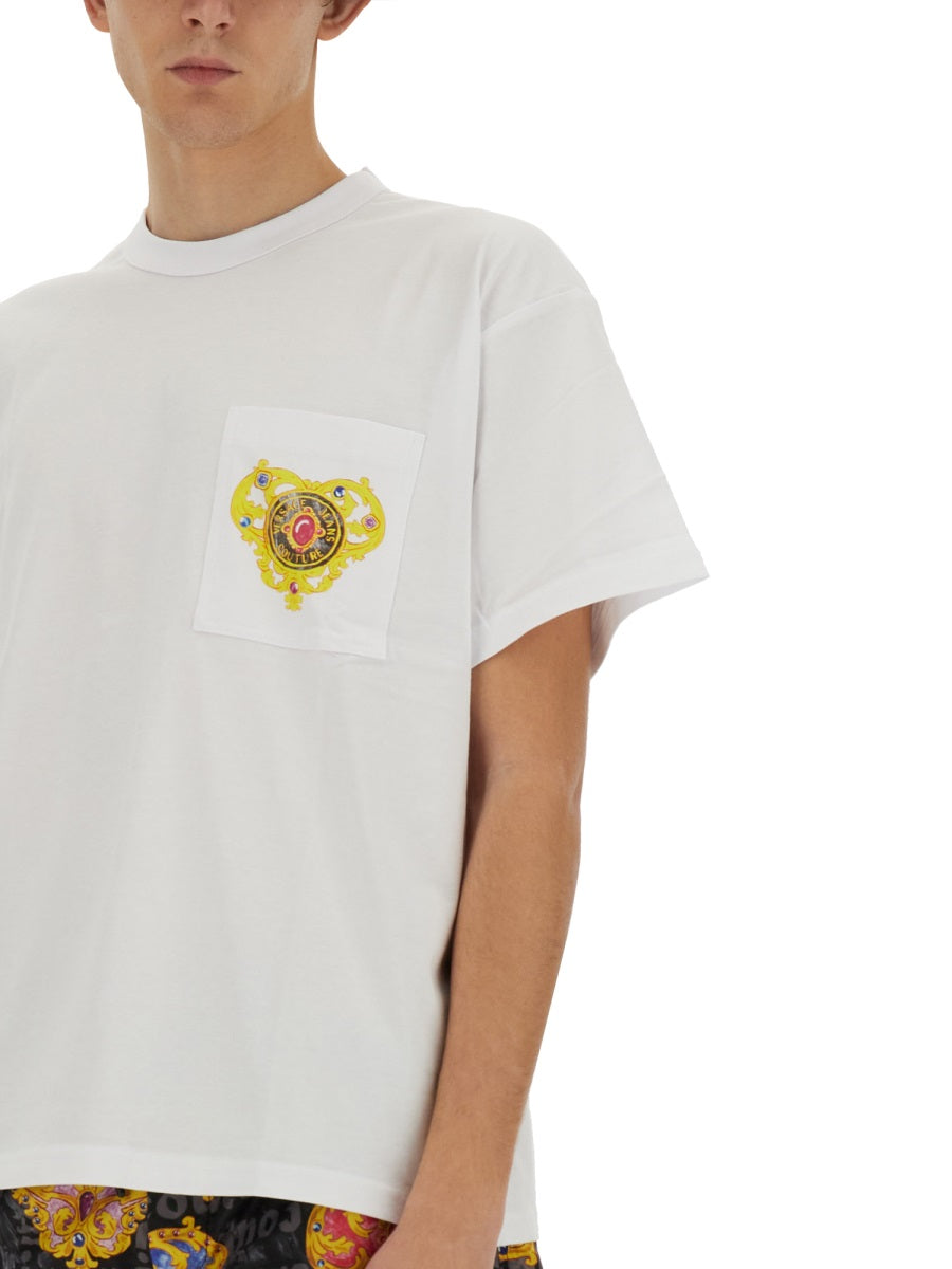 VERSACE JEANS COUTURE "HEART COUTURE" T-SHIRT 76GAHL01CJ01L003