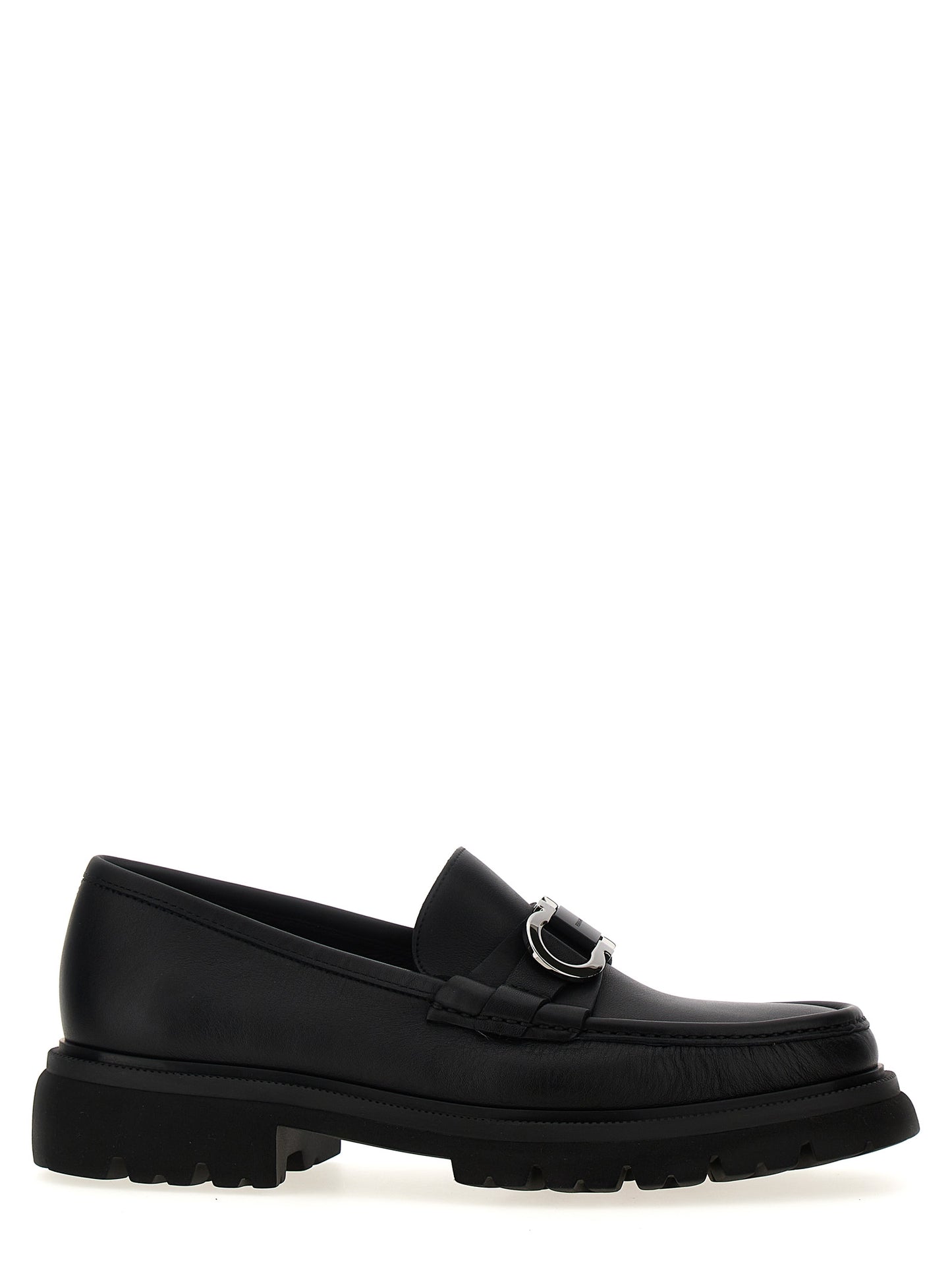 FERRAGAMO 'COCOON' LOAFERS 773850NERO