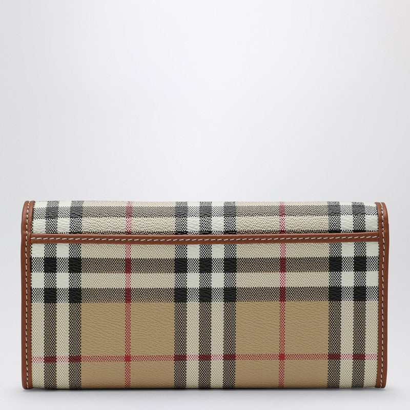 Burberry Continental wallet beige Check pattern 8094421155142P_BURBE-A7026