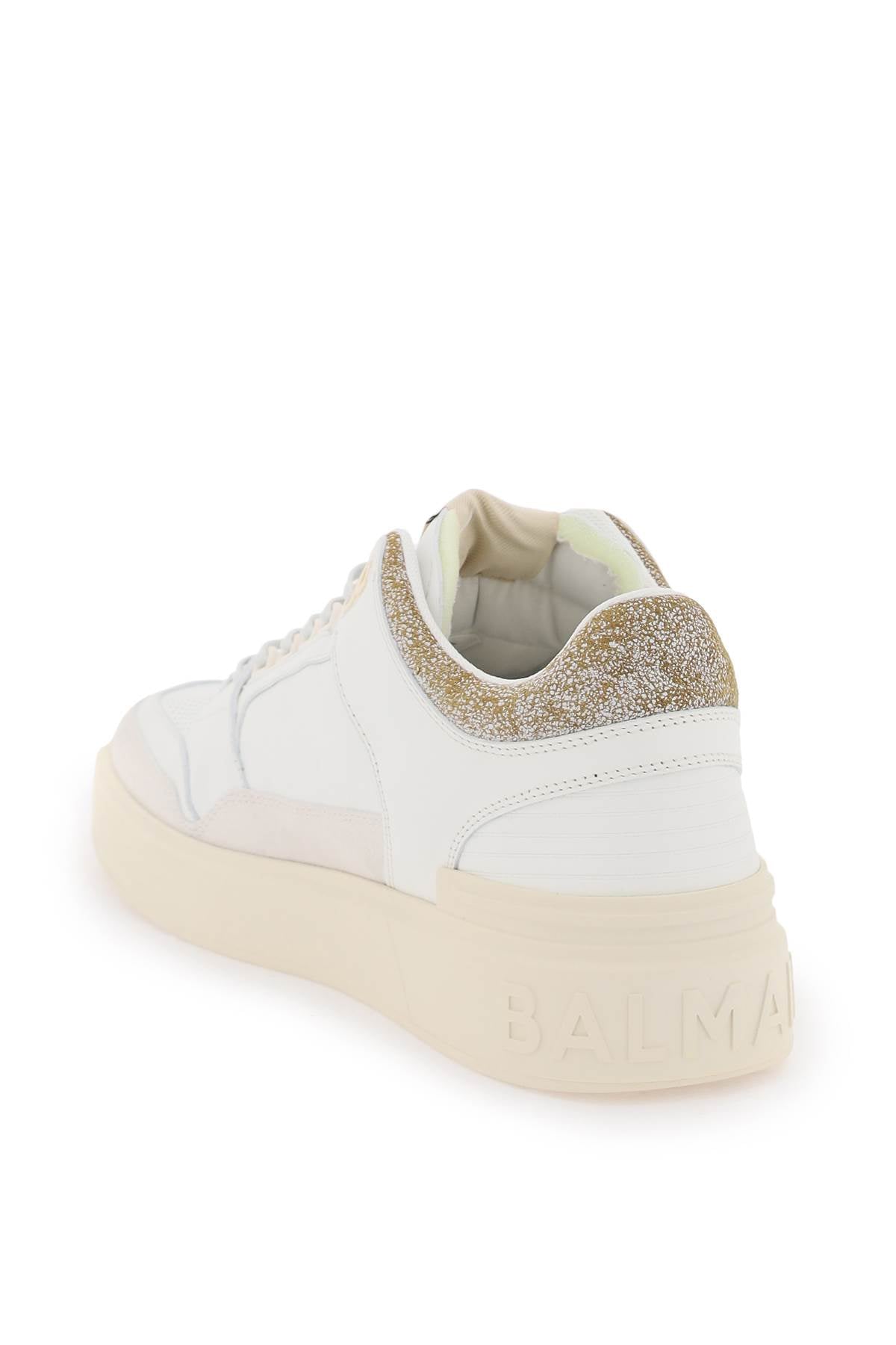 Balmain 'b court' mid top sneakers BM1VI344LTCK0FA