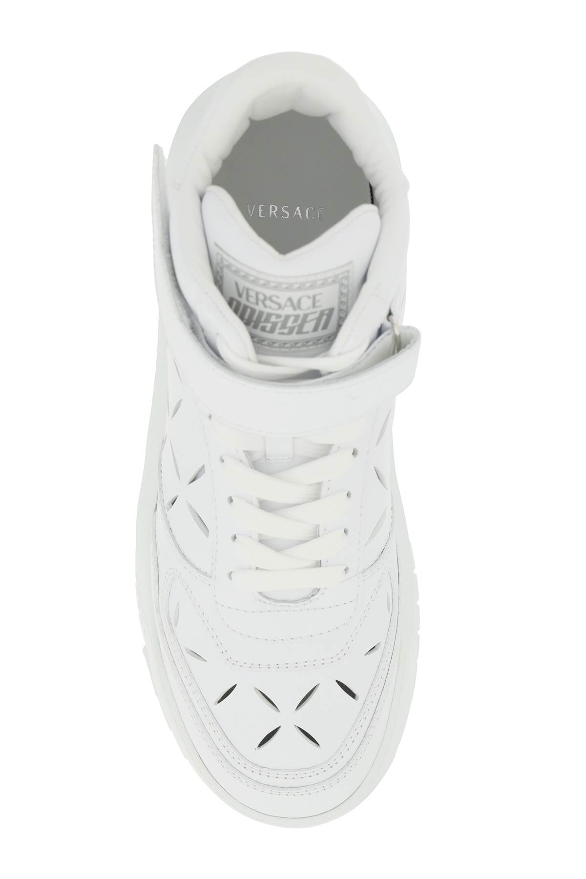 VERSACE 'odissea' sneakers with  cut-outs 10089641A064031W00P