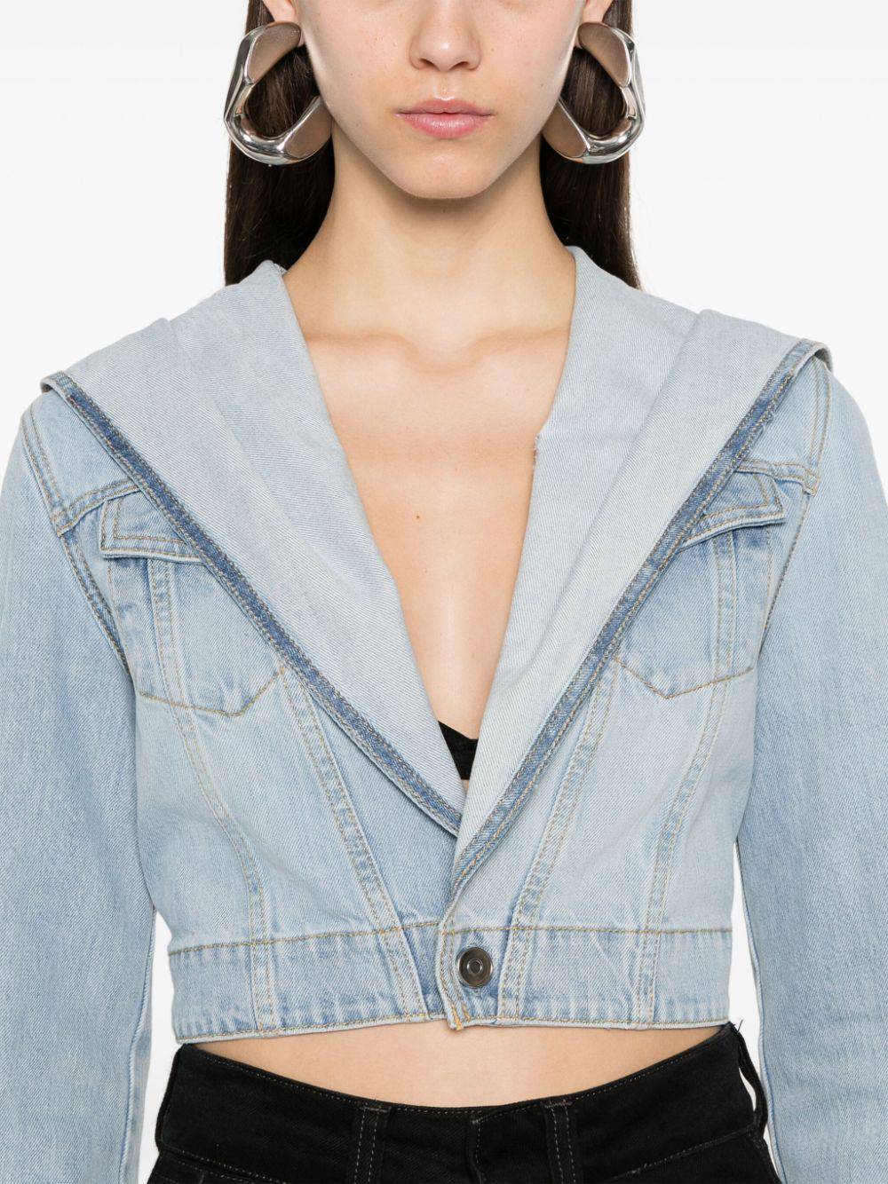 ALAIA Coats Clear Blue AA9V03066T587508