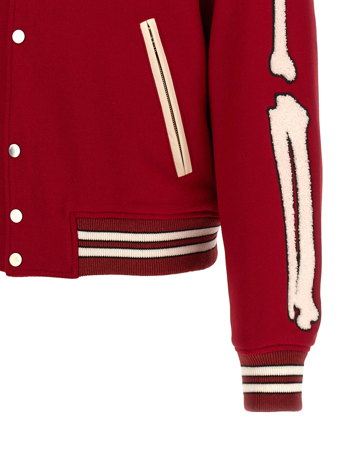 AMIRI 'BONES' BOMBER JACKET AMOUVY1005RED