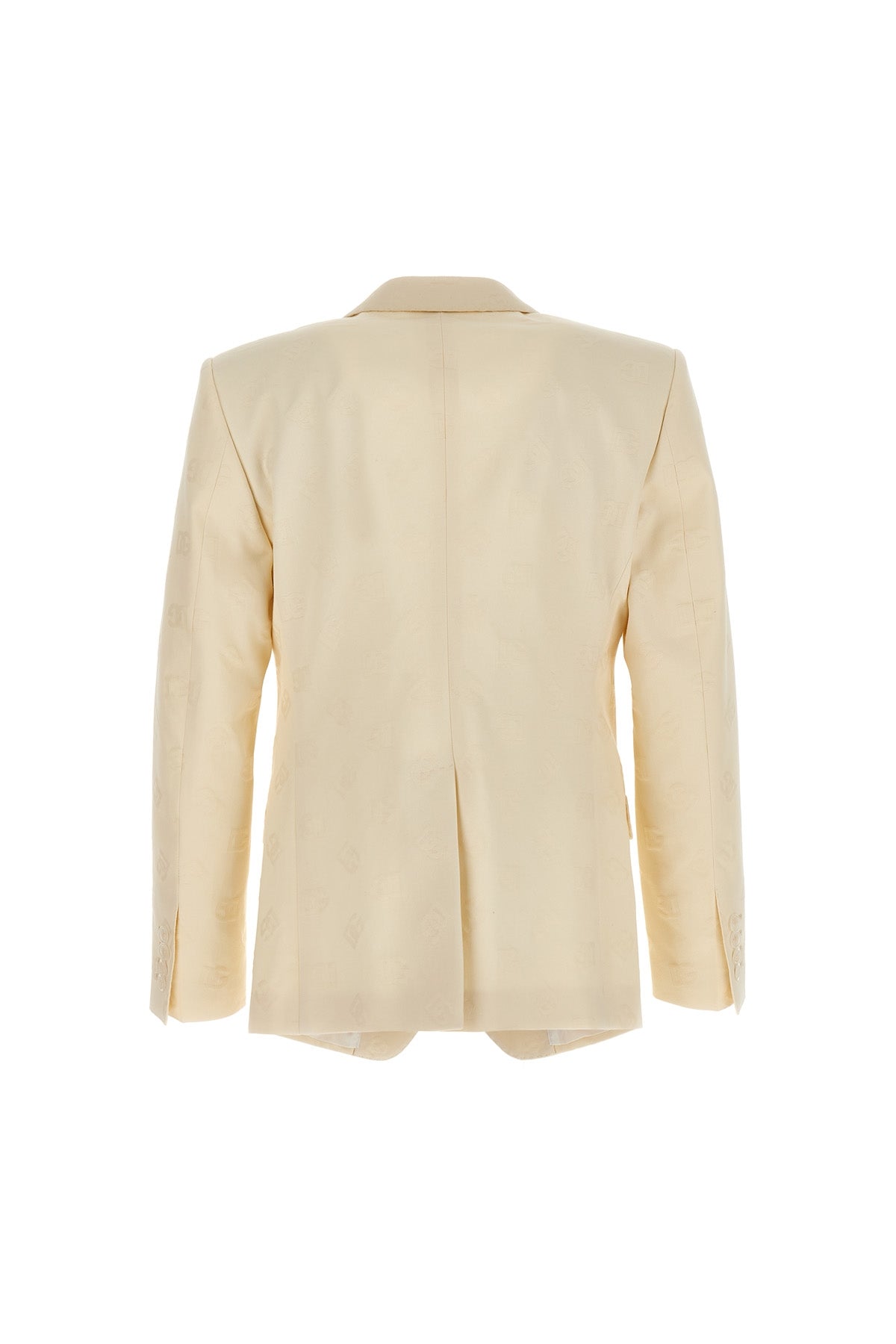 Dolce & Gabbana 'DG MONOGRAM' SINGLE BREAST JACQUARD BLAZER JACKET G2QU6TFJ6B4W0001