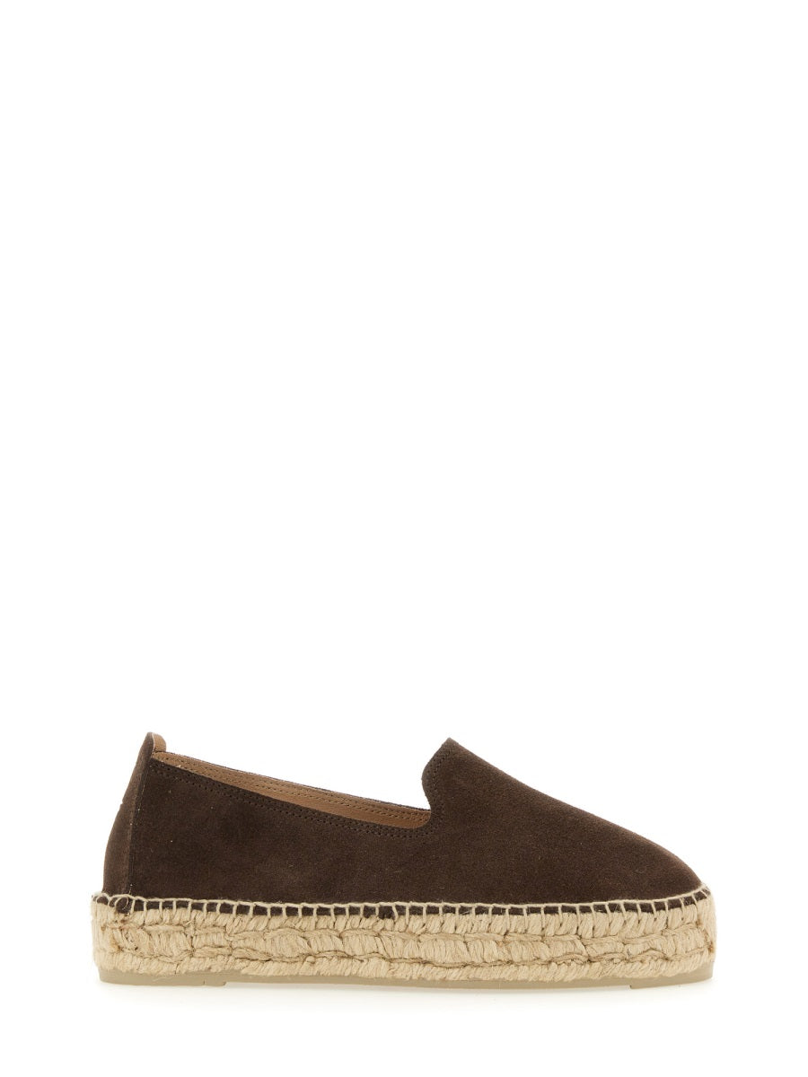 MANEBI DOUBLE SUN ESPADRILLES R5.7D0SUEDECOCOA