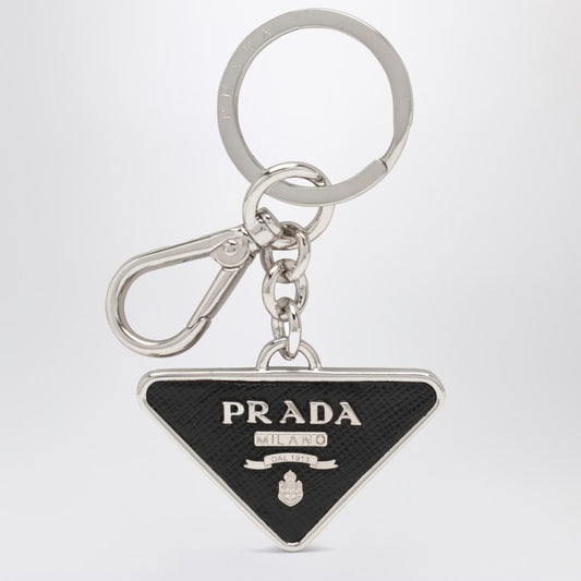 Prada Black Saffiano and metal key ring 2PP080053P_PRADA-F0002