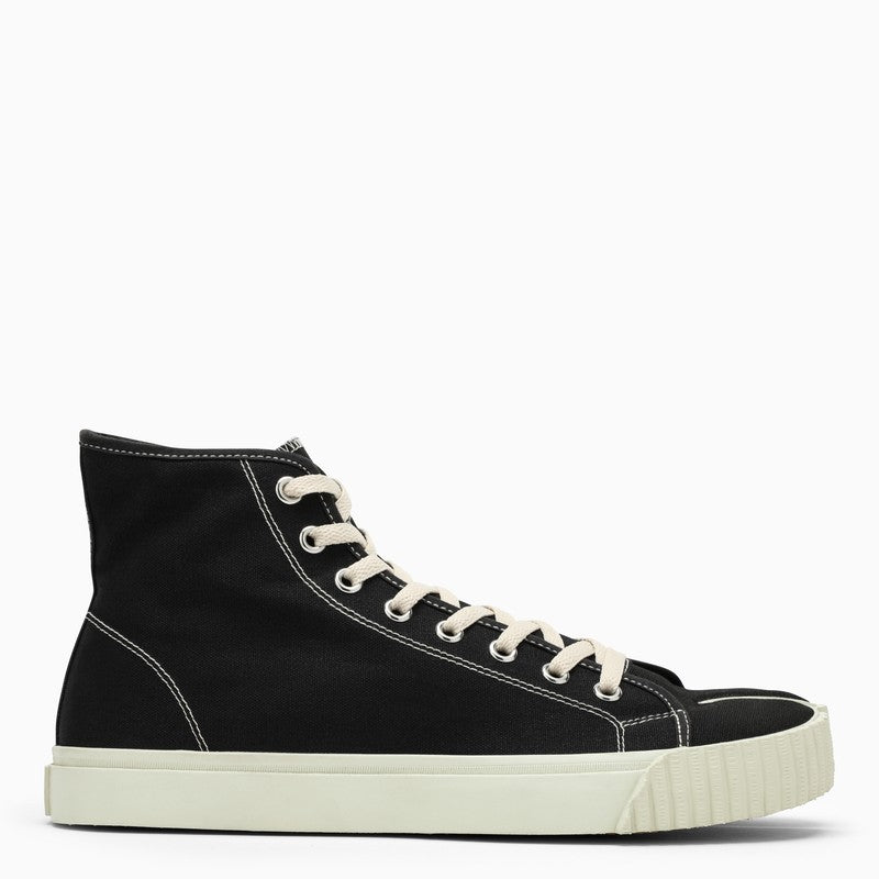 Maison Margiela Tabi black canvas high trainer S57WS0440P4291N_MARGI-H0958