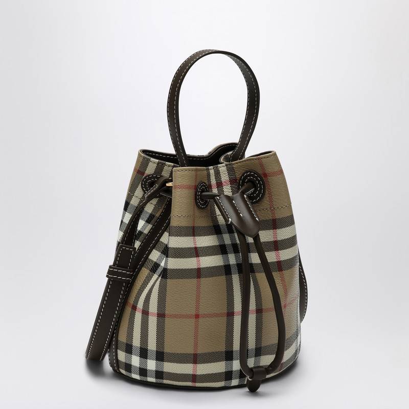 Burberry Check pattern mini bucket bag 8100488155142P_BURBE-A1336