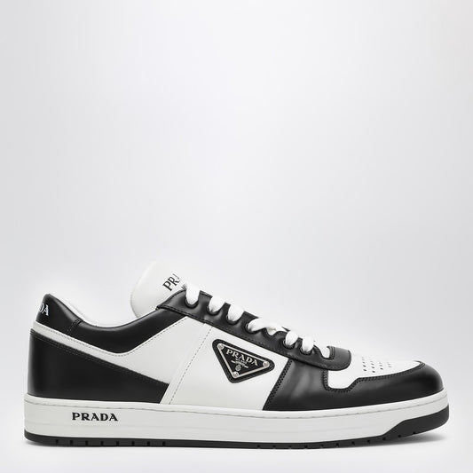 Prada Whitte/Black leather trainer Downtown 2EE364D0013LKGP_PRADA-F0T8F