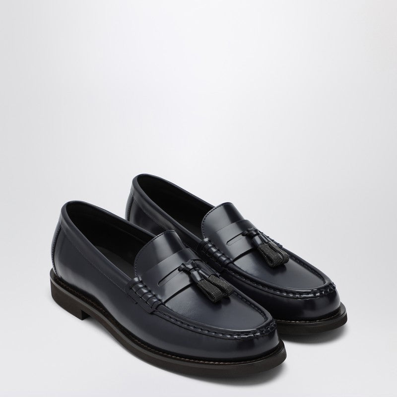 Brunello Cucinelli Midnight blue Penny loafer MZVNG2739PLEP_CUCIN-C8901