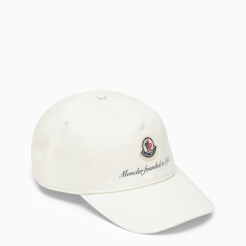 Moncler White baseball cap with logo 3B000-020U162O_MONCL-034