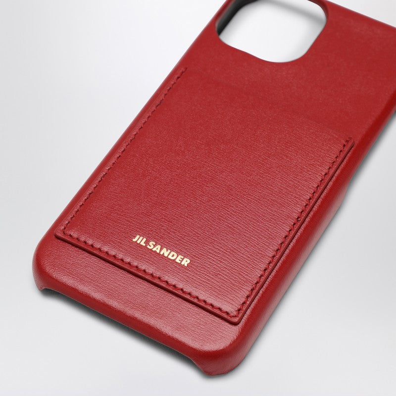 Jil Sander Cranberry leather iPhone 15 case J07VL0022P6612O_JILSA-613