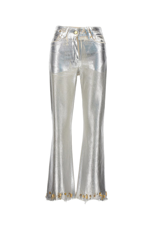 JACQUEMUS 'LE DE NĪMES COURT ARTICHA' JEANS 23E231DE015SILVER