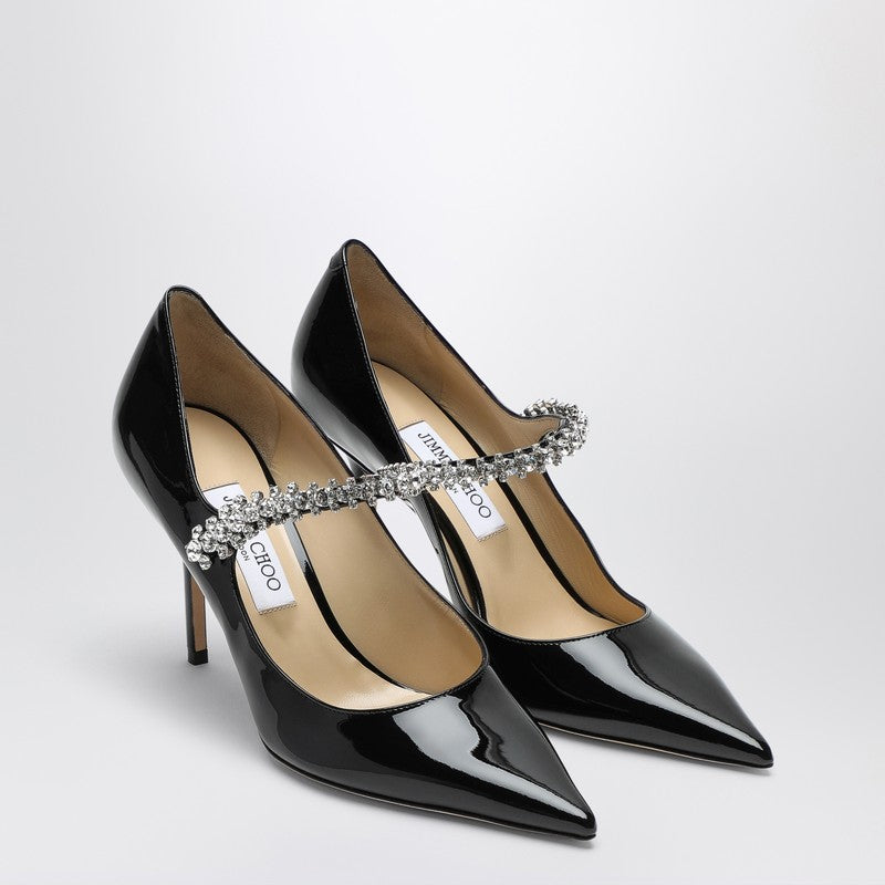 JIMMY CHOO Bing Pump 85 black patent leather décolleté BINGPUMP85PATP_JIMCH-BLK