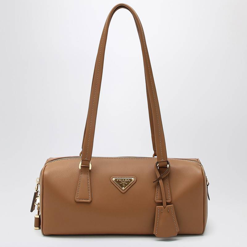 Prada Medium caramel-coloured leather bowling bag 1BB127ODO2CYSQ_PRADA-F03BH