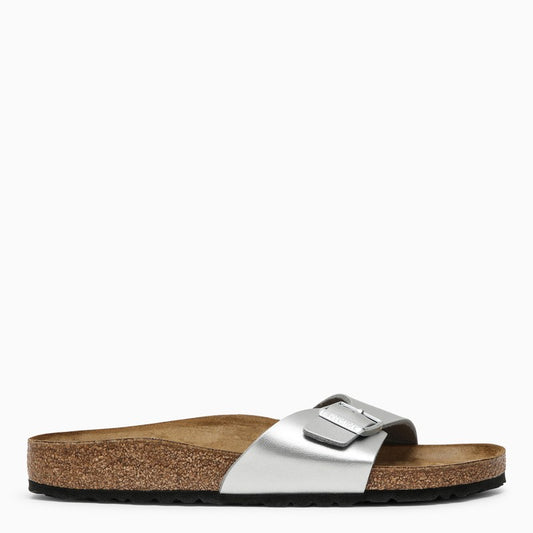 BIRKENSTOCK Silver Madrid Birko-Flor sandals 040413LEO_BIRKE-SI