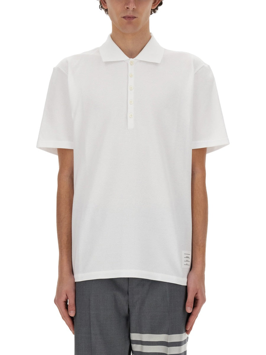 Thom Browne COTTON PIQUE POLO MJP042A00050100