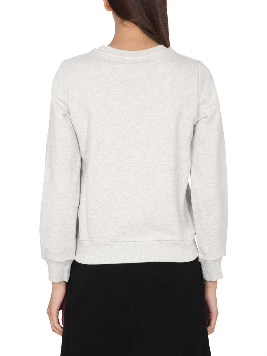 A.P.C. SWEATSHIRT WITH LOGO COFAXF27804TAV