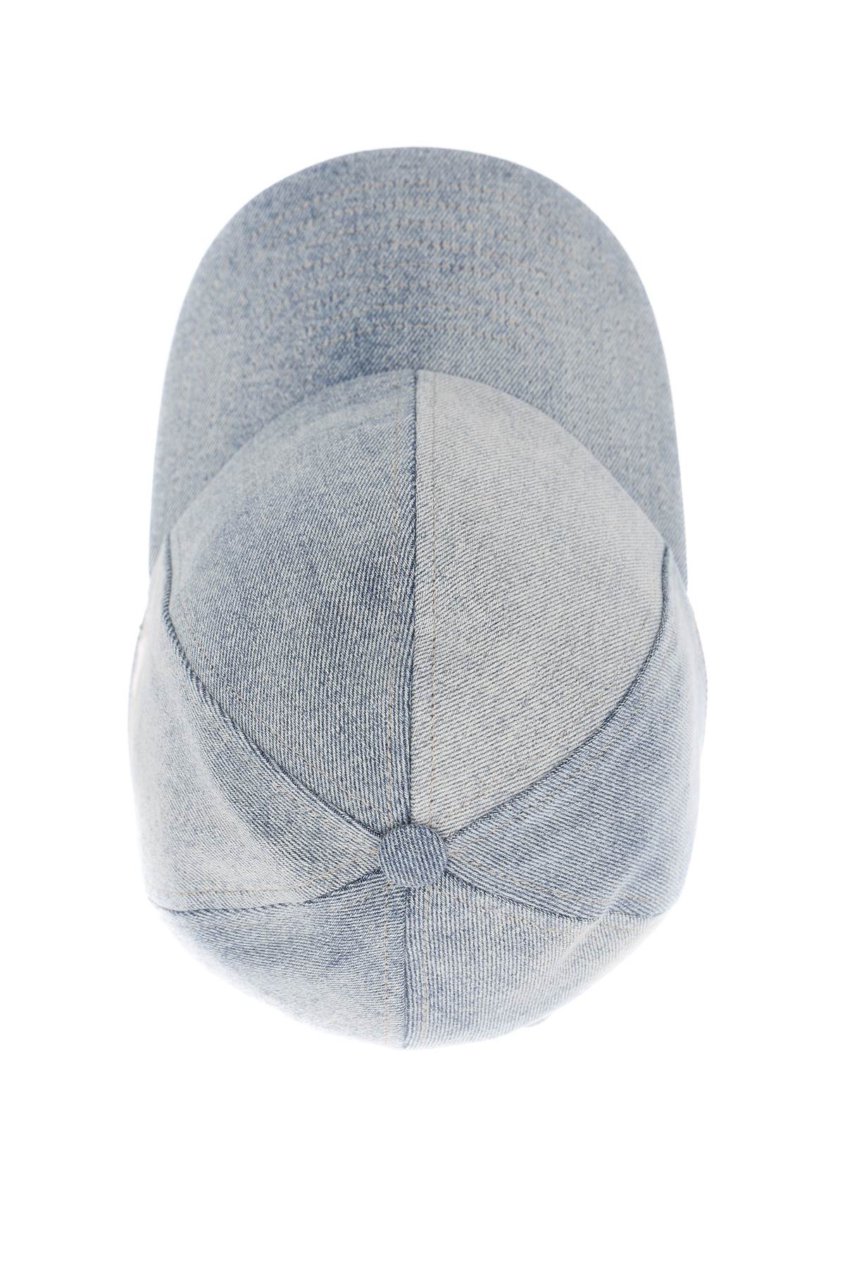 Courrèges denim baseball cap with adjustable 124ACT002DE00167011