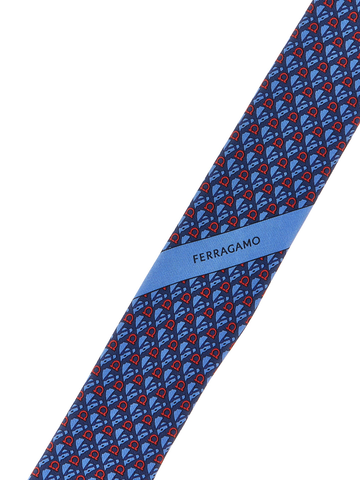 FERRAGAMO 'EQUESTRE' TIE 773947FBLUSCURO