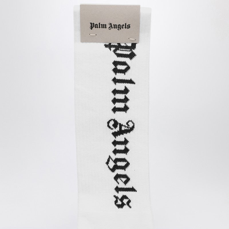 Palm Angels White logoed socks PMRA001C99FAB002P_PALMA-0110