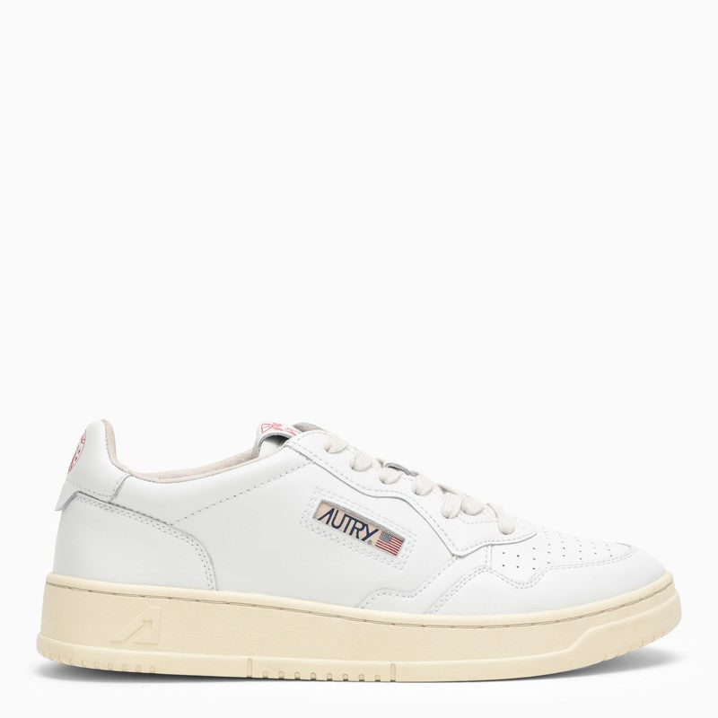 AUTRY White leather Medalist low-top sneakers AULMLI01N_AUTRY-LI01