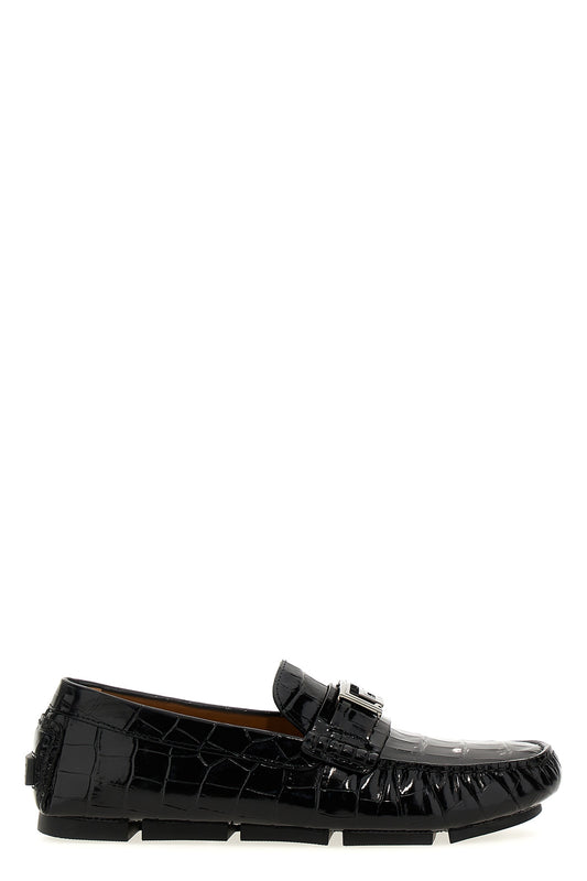 VERSACE 'GRECA' LOAFERS 10139721A098911B00E