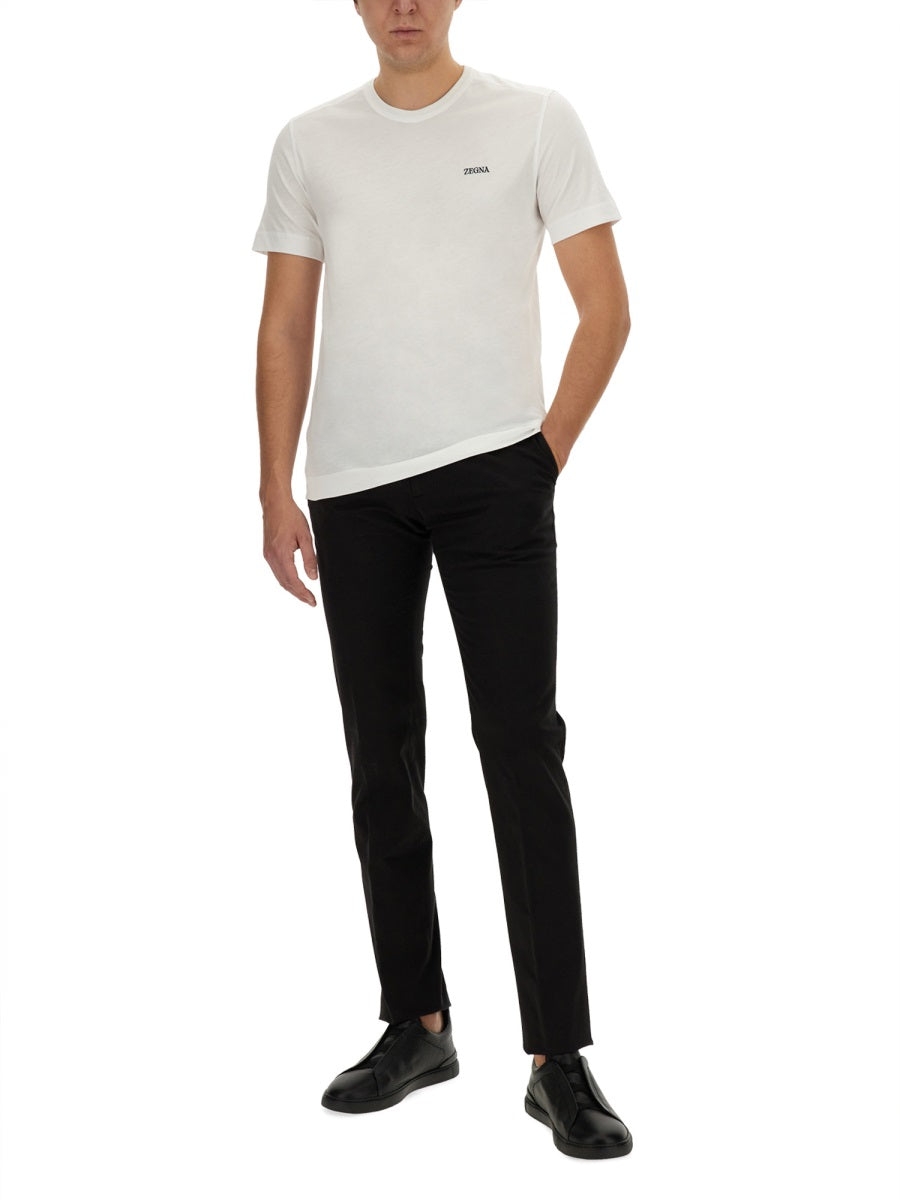 ZEGNA T-SHIRT WITH LOGO E7360A5B760N00-001