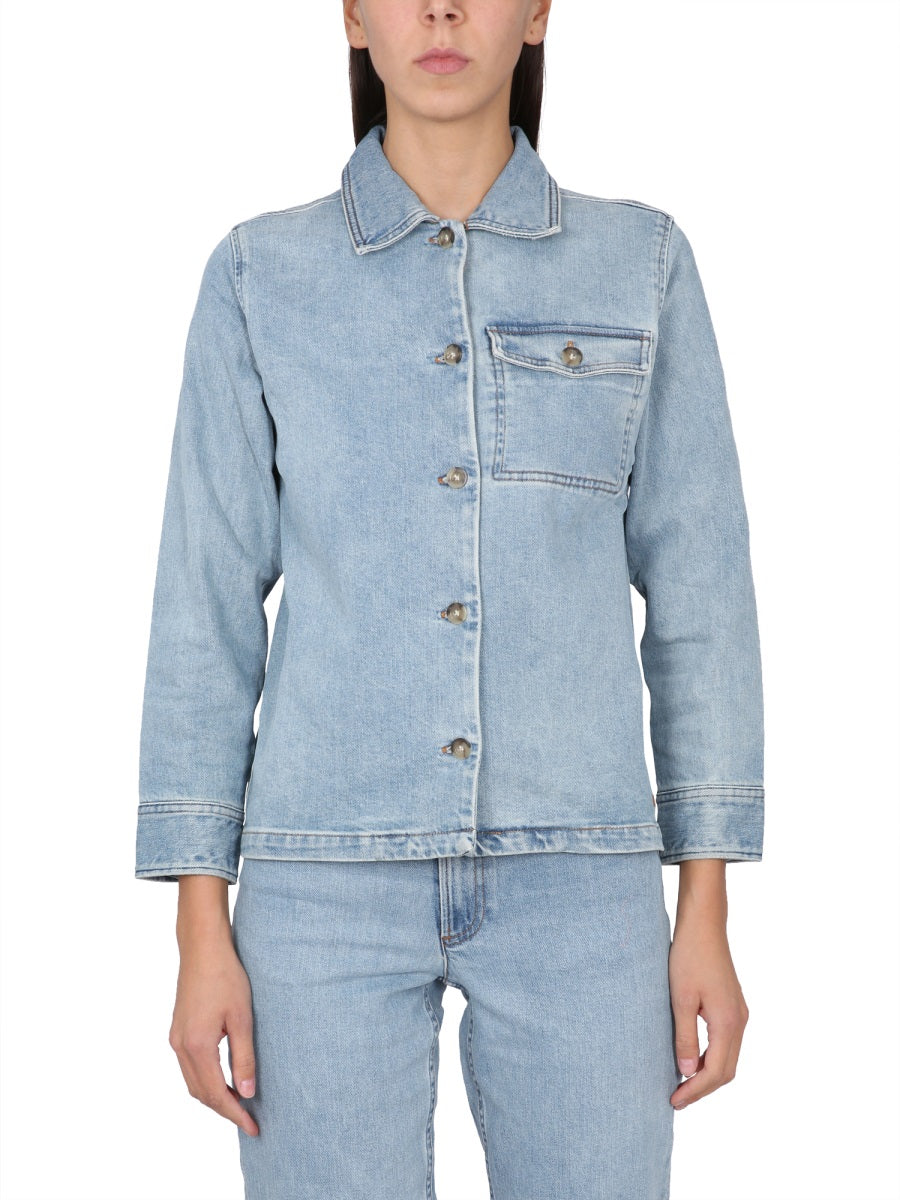 A.P.C. JANICE SHIRT COFDIF02780IAL