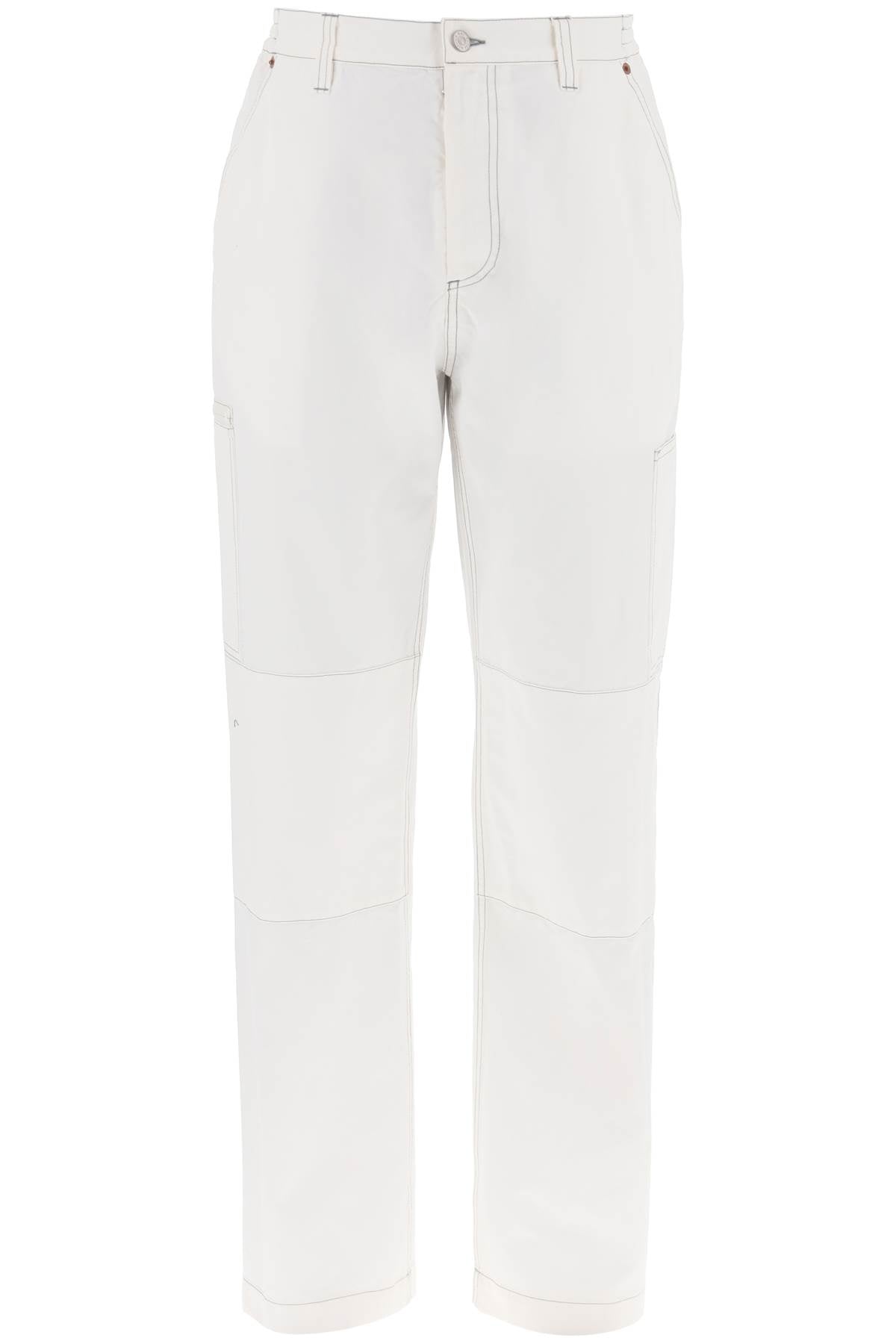 MM6 Maison Margiela pantaloni ampi in tela di cotone SH0KA0003S78548102