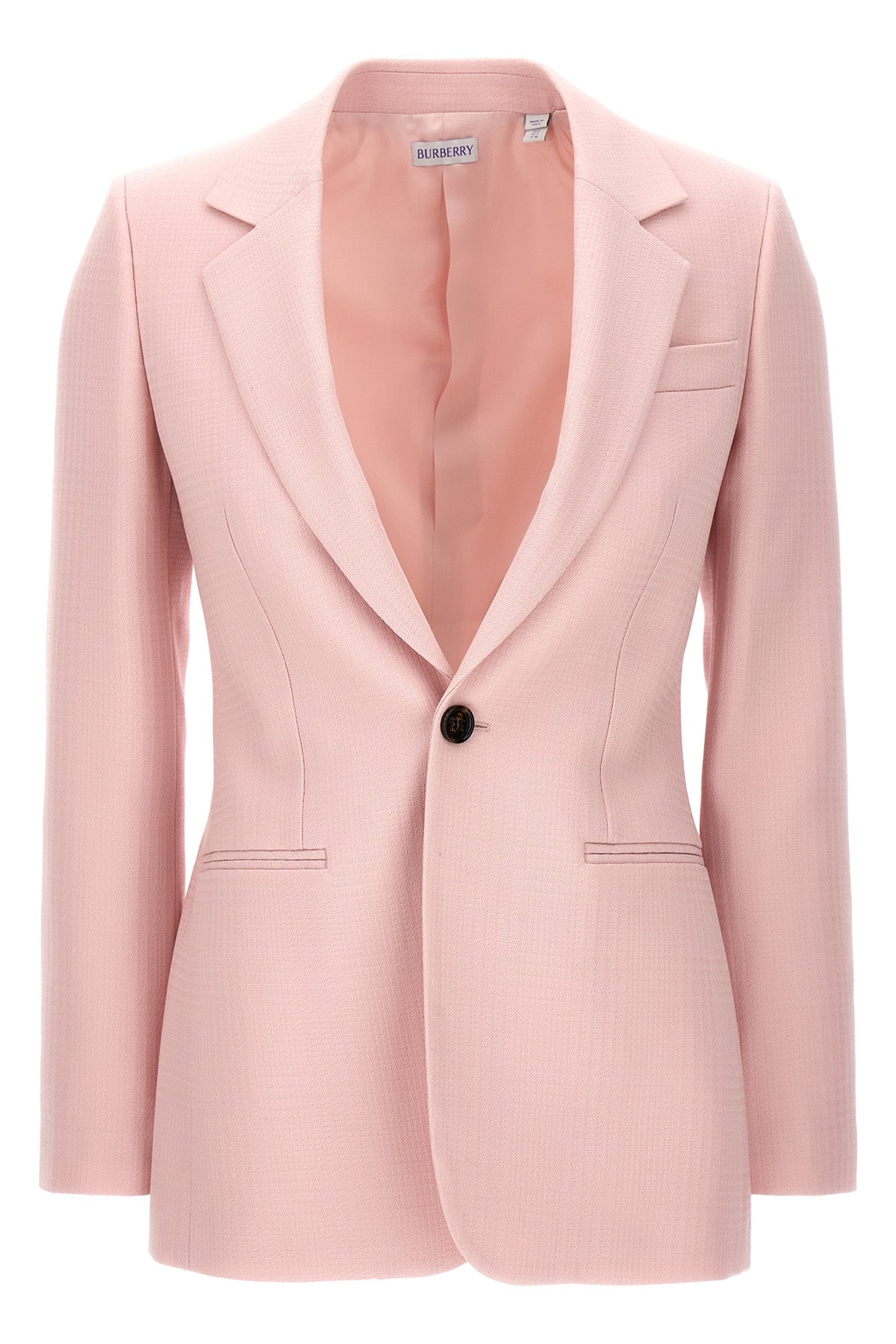 Burberry SINGLE-BREASTED TAILORED BLAZER 8082619CAMEO