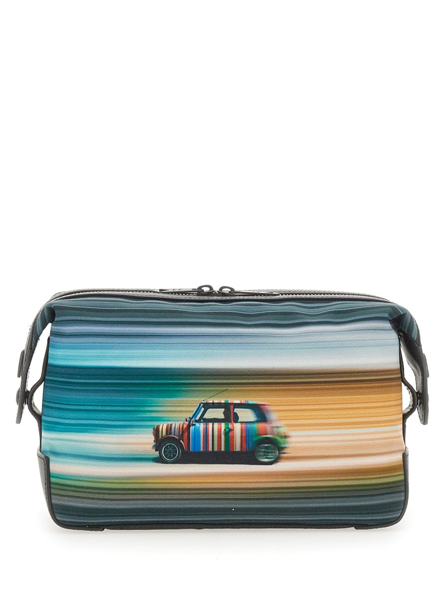 Paul Smith "MINI BLUR" TRAVEL CLUTCH BAG M1A-7406-MMIBLRPR