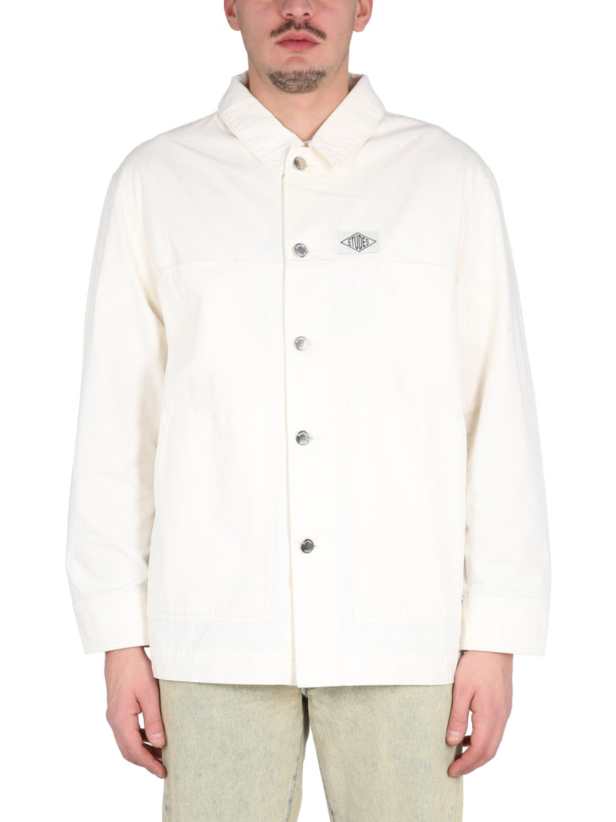 Études COTTON SHIRT JACKET E23MM740A00201OFFWHITE