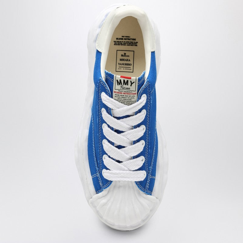 Maison Mihara Yasuhiro Electric blue canvas Blakey low-top sneakers A08FW735COP_MIHAR-CB