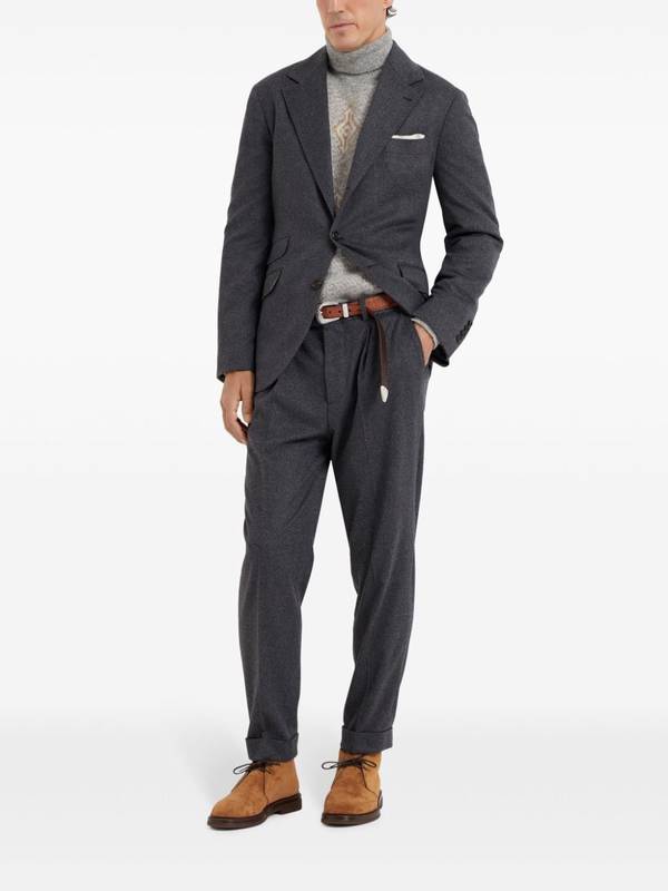 Brunello Cucinelli Trousers Grey MY449L00HC003（パンツ） | ブルネロ・クチネリのファッション通販 -  Stok