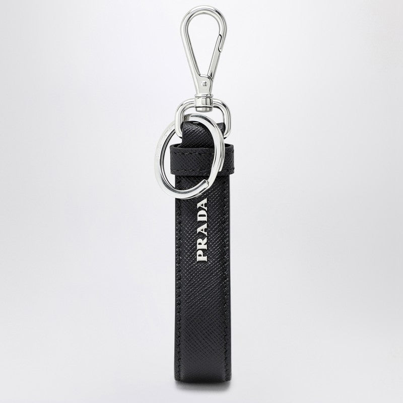 Prada Black Saffiano leather keychain 2PP68T053P_PRADA-F0002