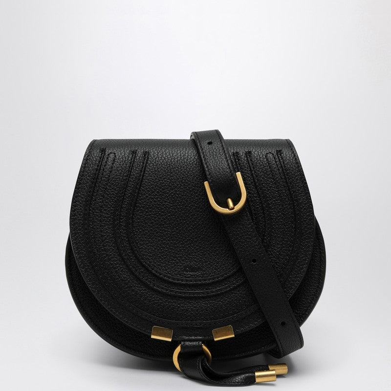 Chloé Marcie black small saddle bag CHC22AS680I31P_CHLOE-001