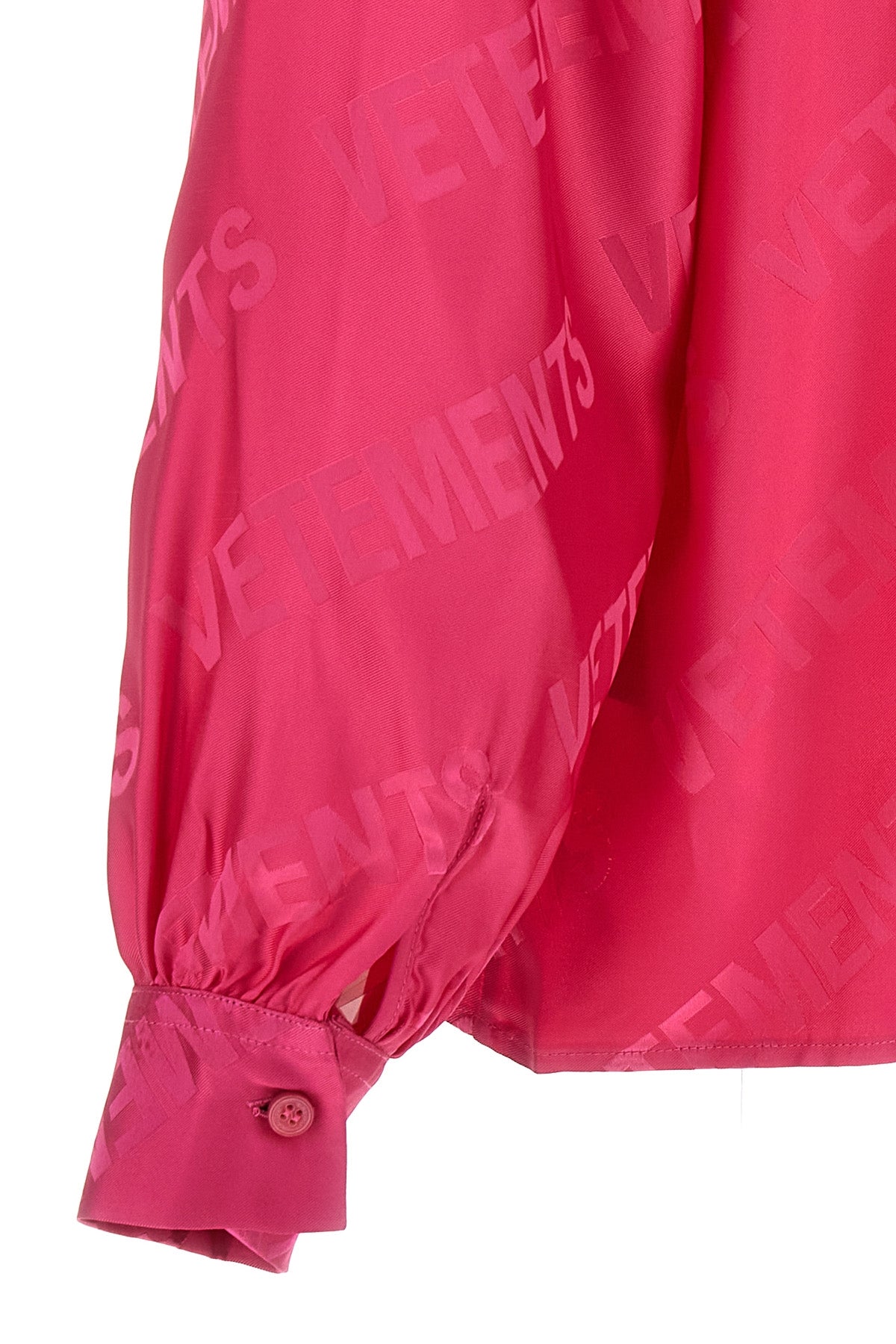 VETEMENTS 'MONOGRAM' BLOUSE WE54SH100HHOTPINK