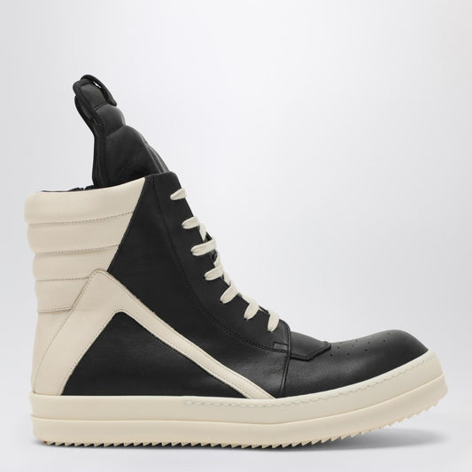 Rick Owens Luxor black/white milk high trainer RU02D6894LCOP_RICKO-911